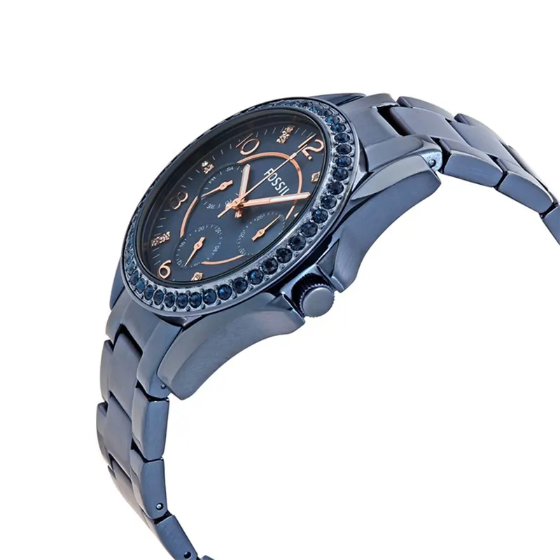 Fossil Riley Quartz Multifunction Blue Dial Ladies Watch- ES4294